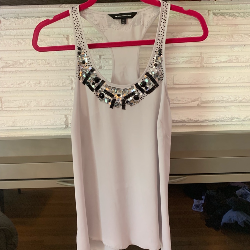 Express Embellished Tank 💍 - Picture 2 of 7